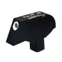 Stake-on Ramp front sight for ColtM1911/A1 Series '80, 0.125" tenon,
green tritium insert w/white outline Stake-on Ramp front sight for ColtM1911/A1 Series '80, 0.125" tenon,
green tritium insert w/white outline