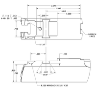 BoMar BMCS Slide Cut Dimensions Drawing