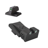 Kensight Target 1911 Tritium Night Sights .120" Deep Notch, Rounded Blade Sight Set - w/ .210" Tall Tritium Front Sight Kensight Target 1911 Tritium Night Sights .120" Deep Notch, Rounded Blade Sight Set - w/ .210" Tall Tritium Front Sight