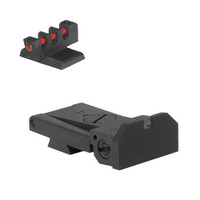 Kensight 1911 Bomar Beveled Blade Sight Set W/ 0.200'' Tall Fiber Optic Front Sight