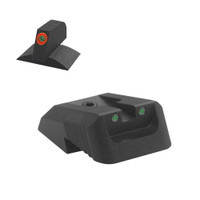 Kensight 1911 Novak Recessed Blade Sight Set W/ 0.160'' Tall ProGlo Tritium Contoured Front Sight