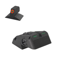 Novak DAS: Adjustable Bar-Dot-Bar Tritium Rear Sight W/ 0.200'' Tall Lumi ORANGE Tritium CONTOURED Front Sight Novak DAS: Adjustable Bar-Dot-Bar Tritium Rear Sight W/ 0.200'' Tall Lumi ORANGE Tritium CONTOURED Front Sight