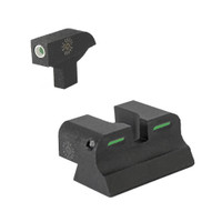 Classic 1911 replacement rear sight fits 1911A1 and Colt Government Model, Fixed bar-dot-bar tritium, Sight Set
