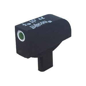 Stake-on Patridge front sight for ColtM1911/A1 Series '70, 0.056" tenon,
green tritium insert w/white outline Stake-on Patridge front sight for ColtM1911/A1 Series '70, 0.056" tenon,
green tritium insert w/white outline