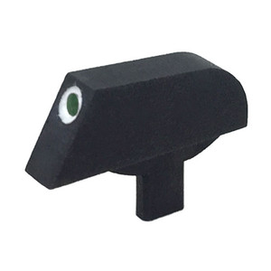 Stake-on Ramp front sight for ColtM1911/A1 Series '70, 0.056" tenon,
green tritium insert w/white outline Stake-on Ramp front sight for ColtM1911/A1 Series '70, 0.056" tenon,
green tritium insert w/white outline