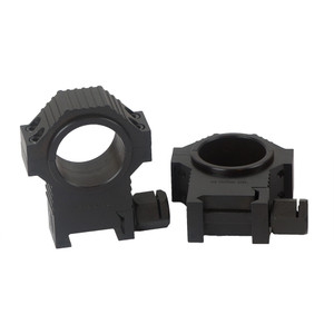 Kensight USTS 30mm 4140 Steel Scope Rings, Standard Width w/ 1" Inserts 1.270" HIGH PROFILE - Ribbed Kensight USTS 30mm 4140 Steel Scope Rings, Standard Width w/ 1" Inserts 1.270" HIGH PROFILE - Ribbed