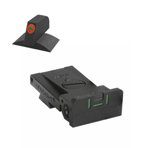 Kensight 1911 Bomar "3 Tritium Bar" Night Sight, Rounded Blade W/ 0.200'' Tall ProGlo Tritium Contoured Front Sight Kensight 1911 Bomar "3 Tritium Bar" Night Sight, Rounded Blade W/ 0.200'' Tall ProGlo Tritium Contoured Front Sight