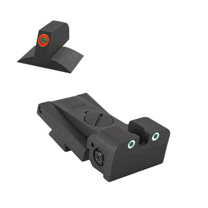 Bomar Adjustable Tritium Dot Rear Sight, Rounded Blade W/ 0.200'' Tall ProGlo Tritium Contoured Front Sight Bomar Adjustable Tritium Dot Rear Sight, Rounded Blade W/ 0.200'' Tall ProGlo Tritium Contoured Front Sight