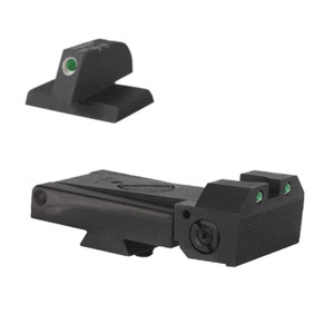 Kimber Adjustable Kensight 1911 Sight Set Trijicon Tritium insert - Night Sights - matching Front Sight (960-263) Kimber Adjustable Kensight 1911 Sight Set Trijicon Tritium insert - Night Sights - matching Front Sight (960-263)