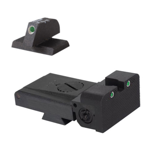 Kensight LPA 1911 Sight Set - Night Sights with Rounded Blade