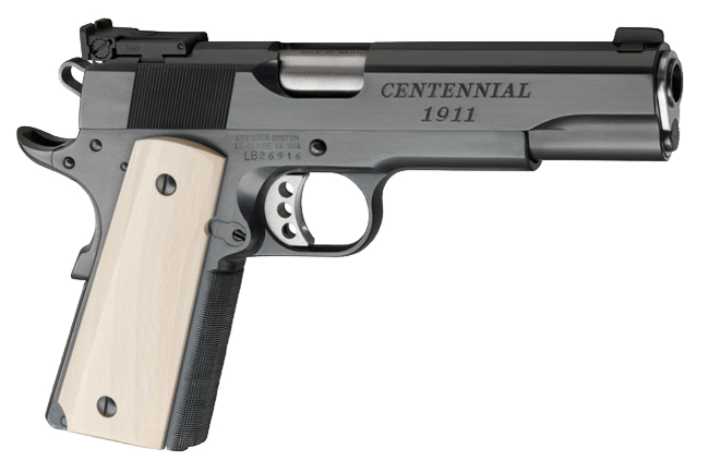 BoMar BMCS Sights Installed on a Les Baer Centennial 1911