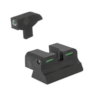 Classic 1911 replacement rear sight fits 1911A1 and Colt Government Model, Fixed bar-dot-bar tritium, Sight Set