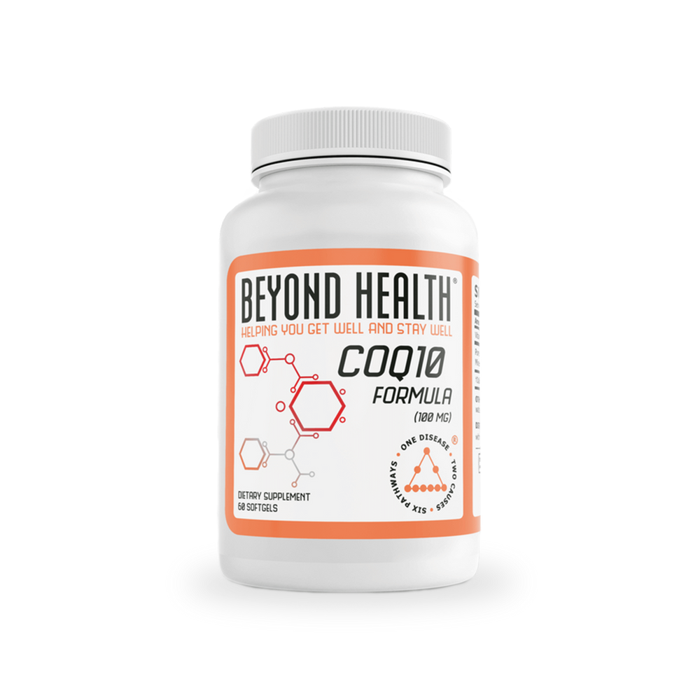 coq10 supplement bottle for cellular energy and antioxidant support