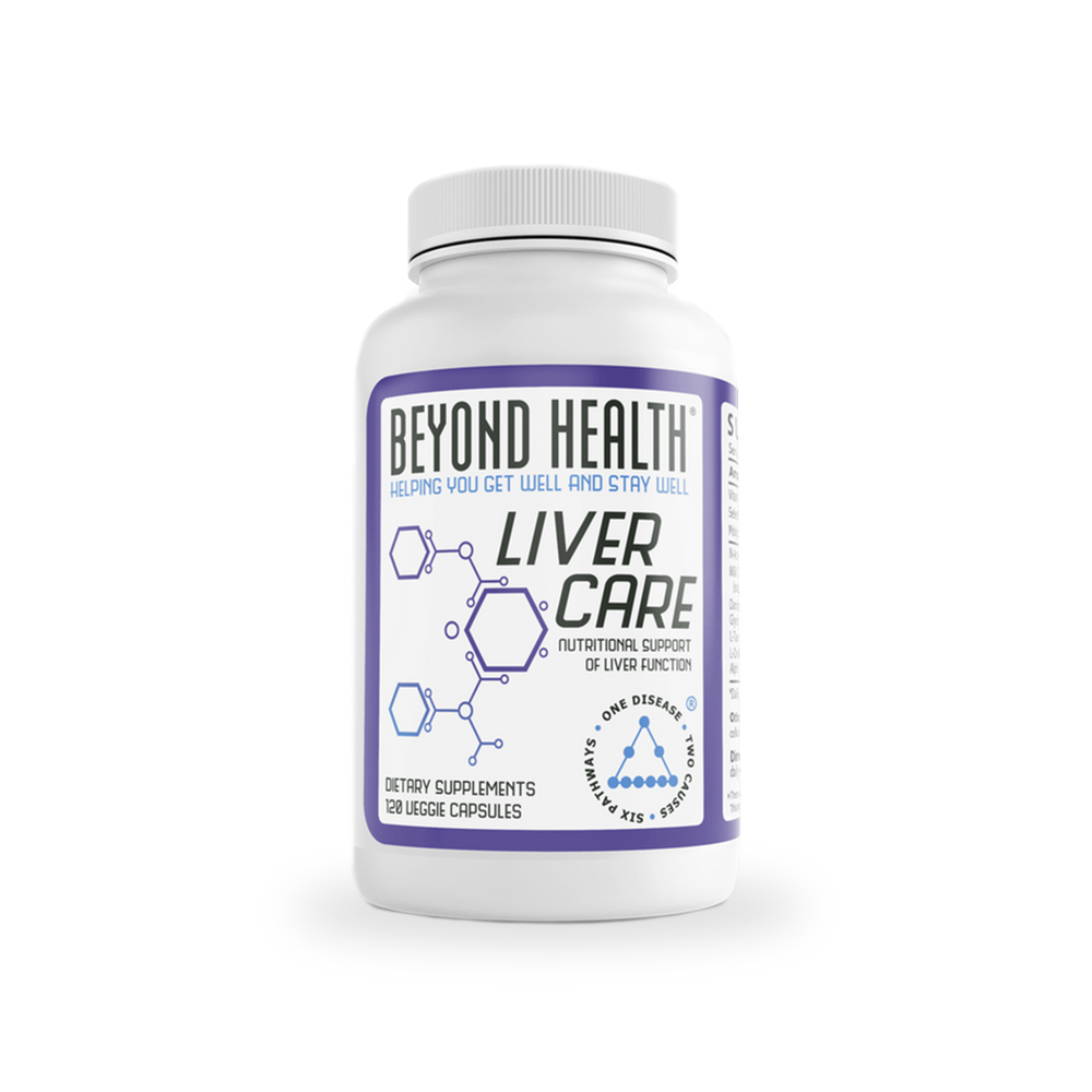 liver care supplement bottle for detox support and daily liver function balance