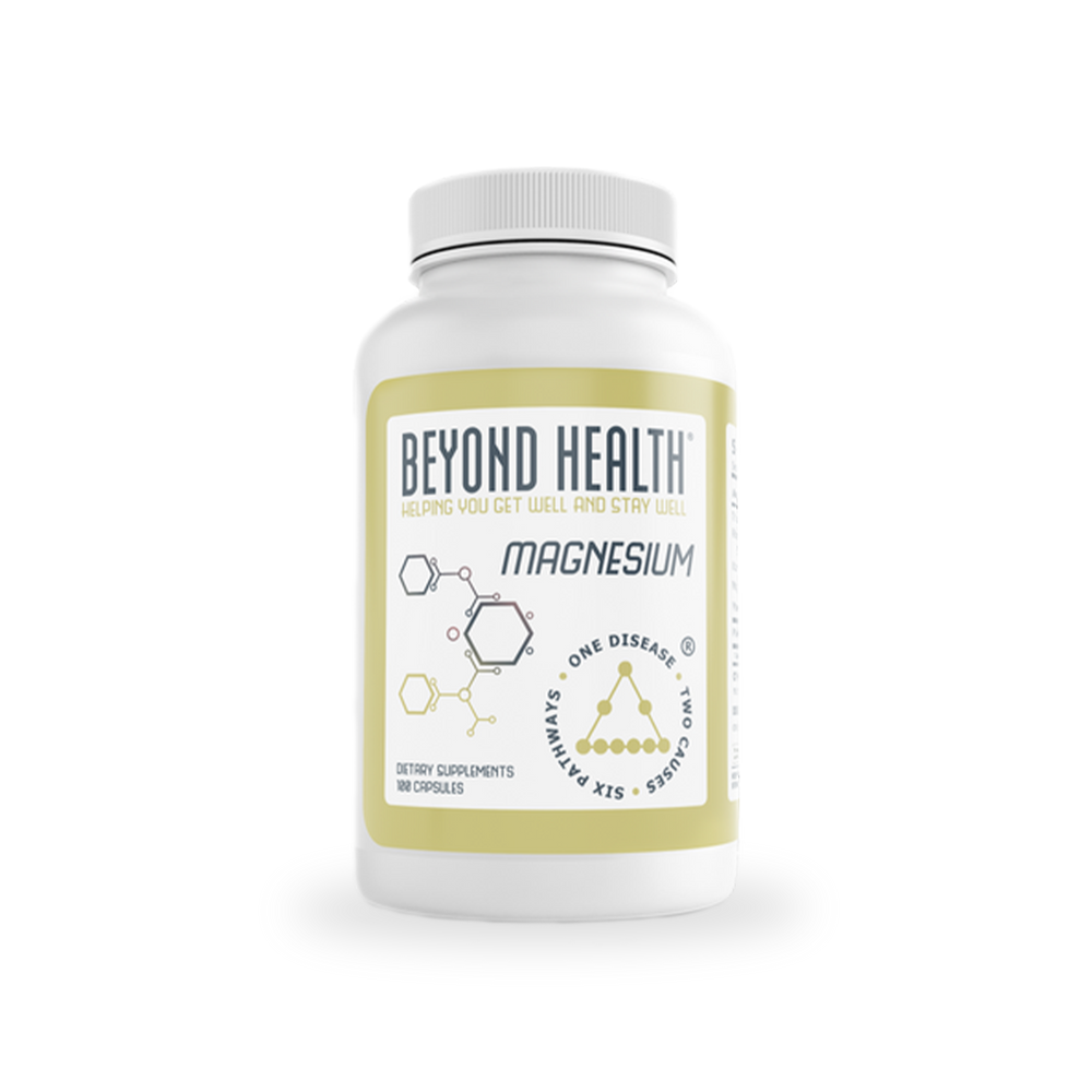 Magnesium Supplement – Nerve, Muscle & Energy Support | 100 Capsules | Non-GMO