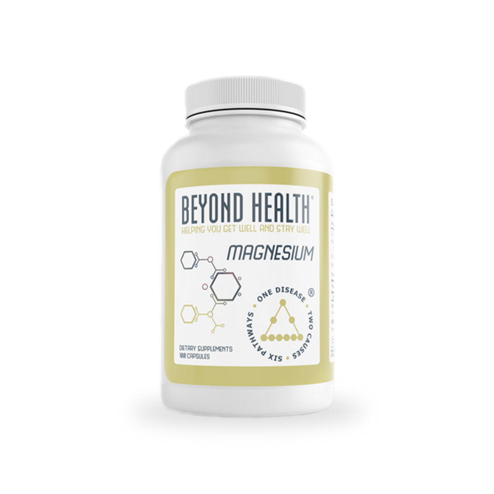 magnesium supplement bottle for relaxation muscle support and daily wellness