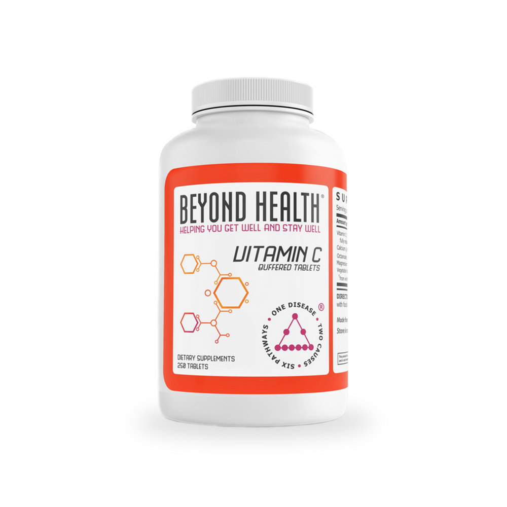 Vitamin C Buffered Tablets – Non-Acidic Immune Support | 250 Count | Non-GMO