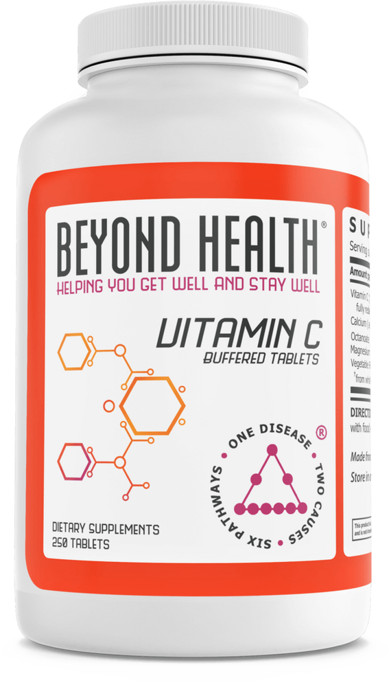 Vitamin C Buffered Tablets – Non-Acidic Immune Support | 250 Count | Non-GMO - Beyond Health