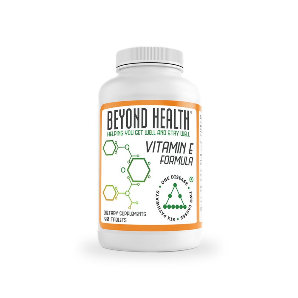 vitamin e supplement bottle with 90 tablets for antioxidant support and cellular health