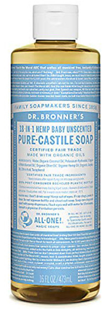 Unscented Pure-Castile Liquid Soap