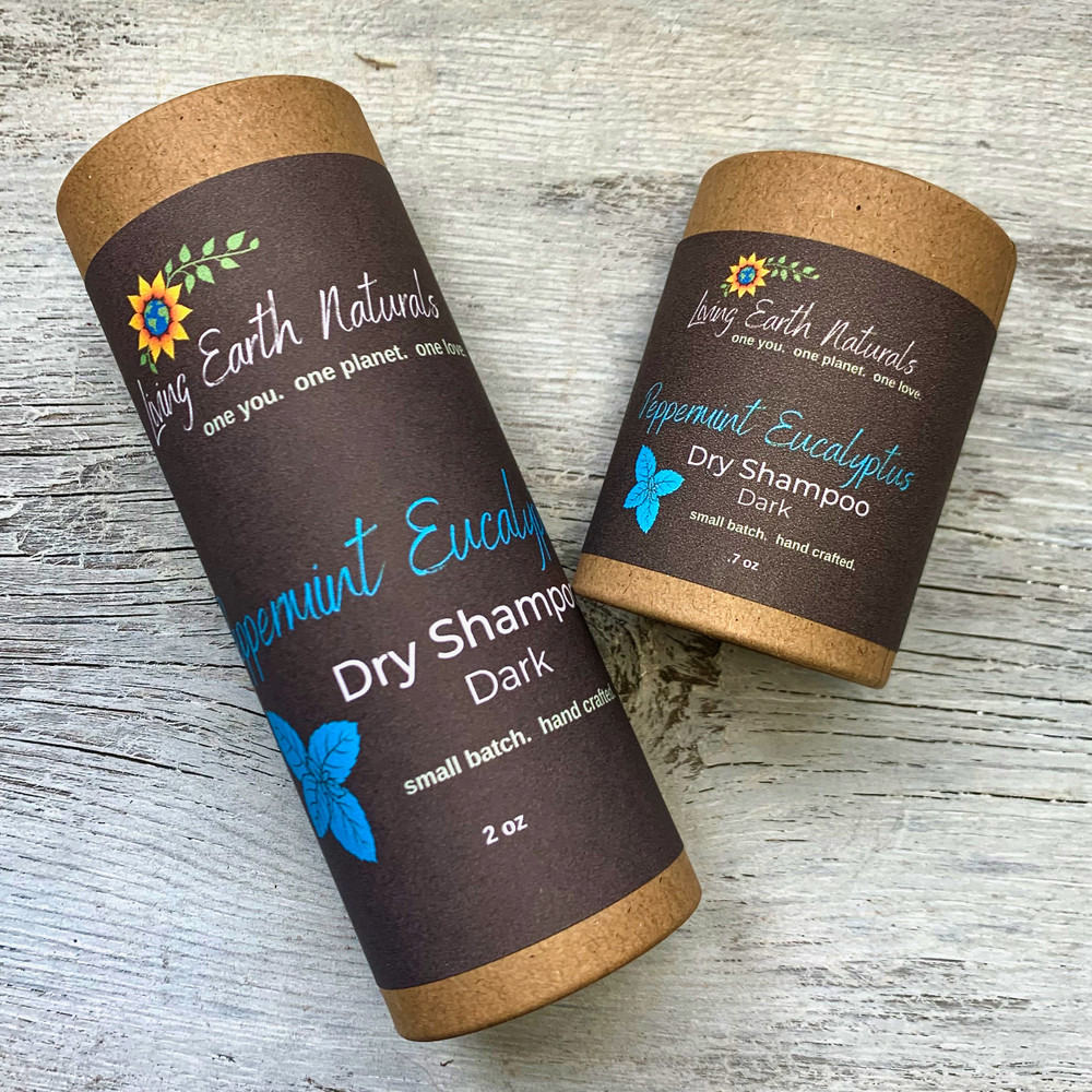 Picture of Peppermint Eucalyptus Dry Shampoo- Dark