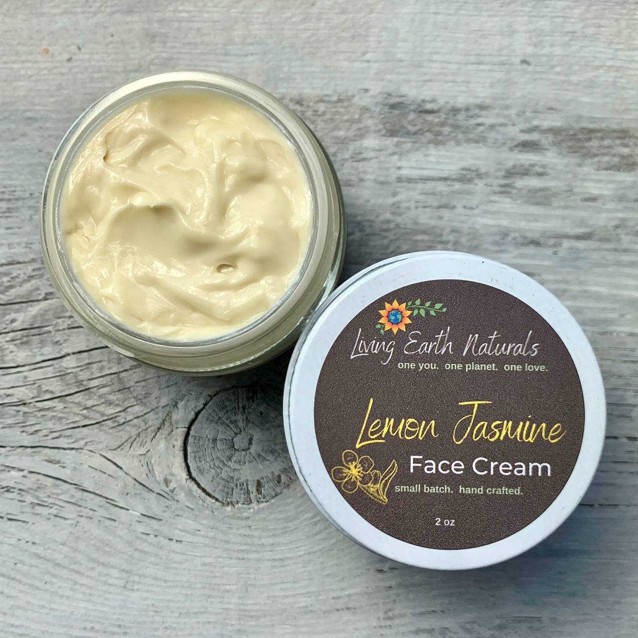 Lemon Jasmine Face Cream - Living Earth Naturals | BH