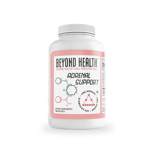 adrenal support supplement bottle for daily energy and stress balance support - Beyond Health