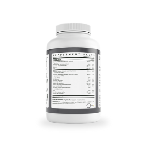 Bone Mineral Formula – Bone Health & Calcium Support | 240 Tablets | Non-GMO