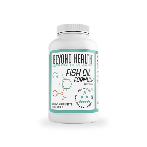 fish oil supplement bottle with omega 3 fatty acids for daily wellness support - Beyond Health