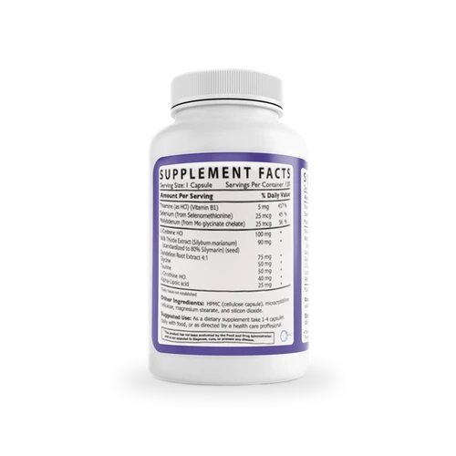 liver support formula supplement for daily wellness and detox pathways