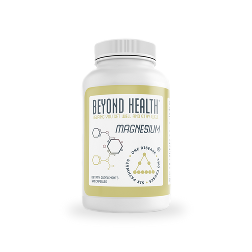Magnesium Supplement – Nerve, Muscle & Energy Support | 100 Capsules | Non-GMO - Beyond Health