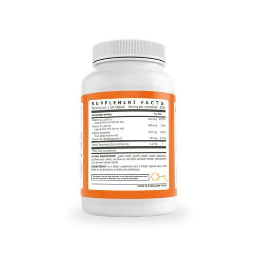 Vitamin D3 Supplement – 5000 IU | Bone & Immune Support | 150 Capsules | Non-GMO