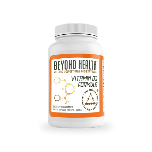 vitamin d3 supplement bottle for bone support and daily immune wellness - Beyond Health
