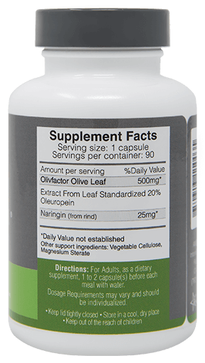 OLIVFACTOR - The Original Olive Leaf Extract - 500 mg, 90 caps - Beyond Health
