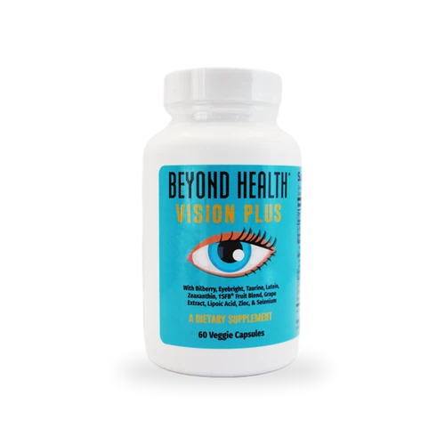 vision plus eye support supplement bottle for daily vision and ocular wellness support - Beyond Health