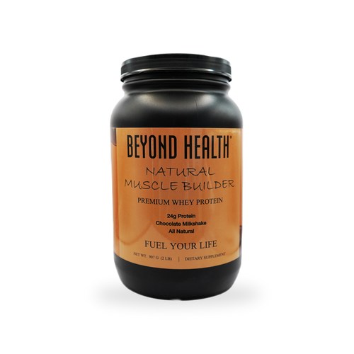 Chocolate Protein Powder - Natural Muscle Builder 2 lbs. - Beyond Health