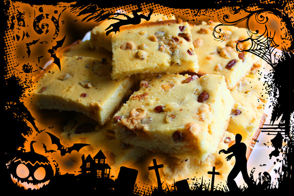 Recipe: Carob and Vanilla Brownies with Kale