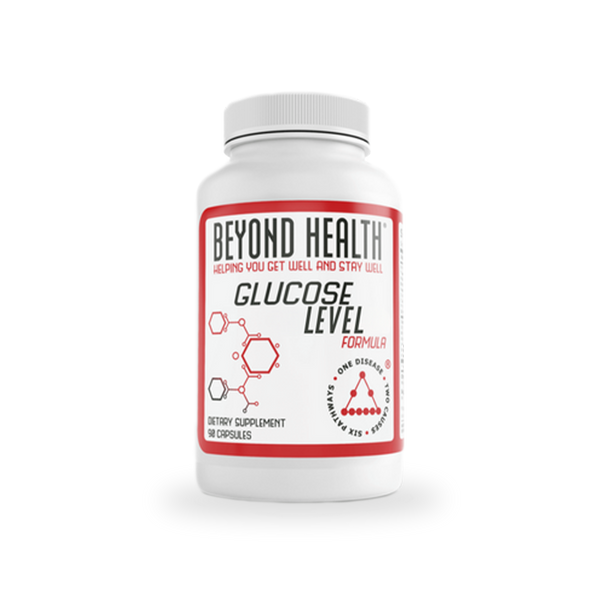 glucose level supplement bottle for metabolic balance and daily energy support
