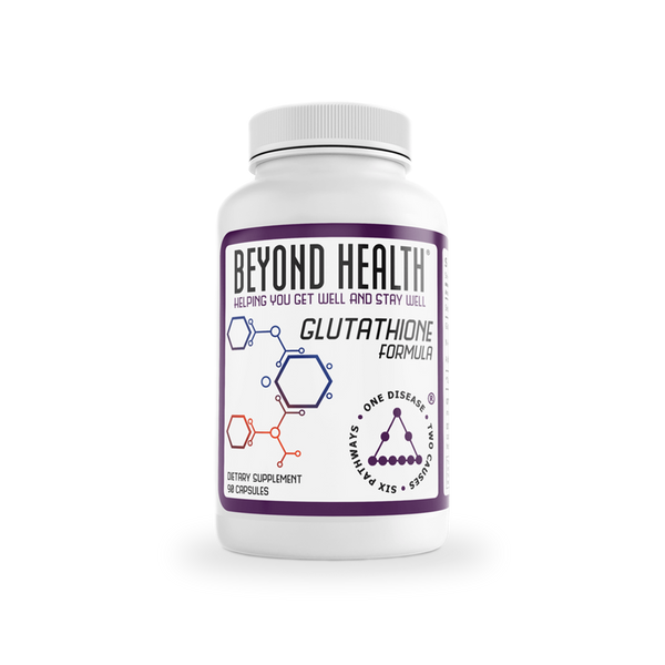glutathione formula supplement bottle for antioxidant support and cellular health