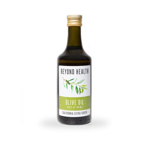 california extra virgin olive oil in glass bottle for cooking salads and healthy fats