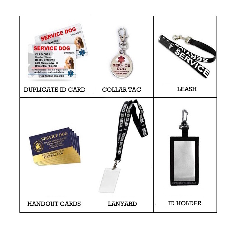 Service Dog & Handler ID Card – Do Not Separate | ADA Protected