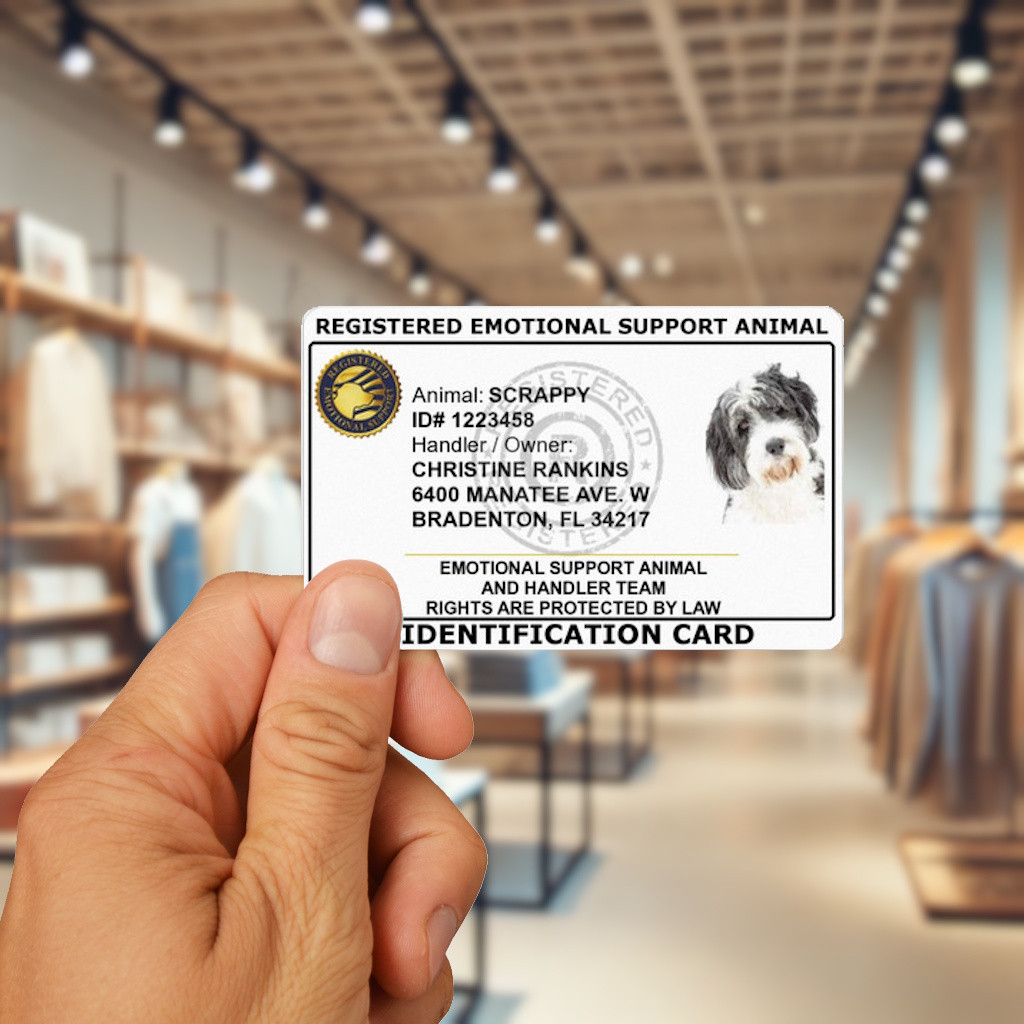 ESA ID Card with Registration – Official Emotional Support Animal ...