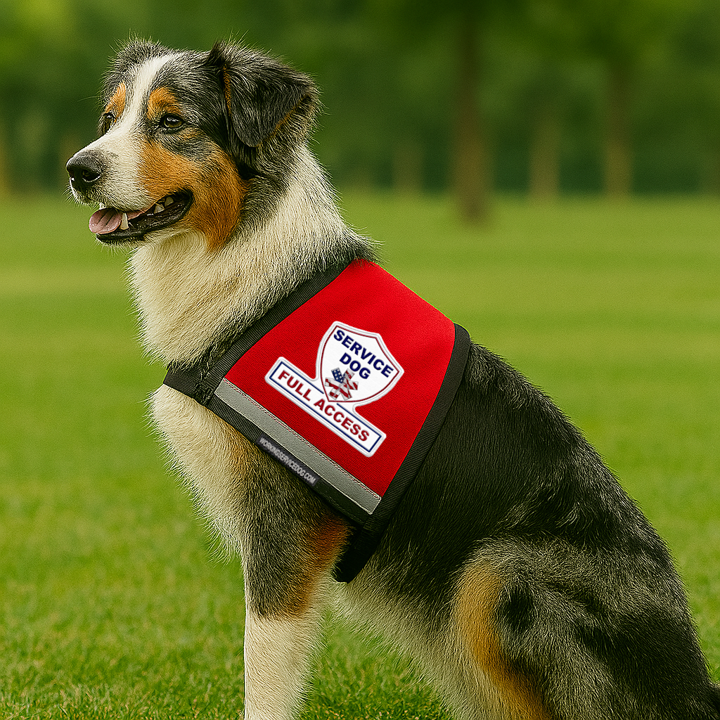 Premium Service Dog Vest with Full Access Patch, ID Holder