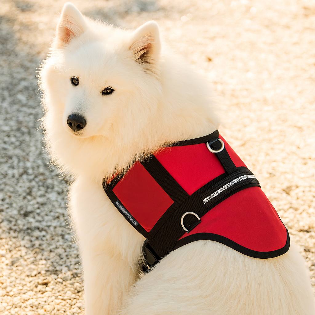Hundegeschirr „Seizure Alert Vest“ – Reflektierend, Verstellbar, Mit Griff, Für Hunde Mit Brustumfang 14-18 Zoll