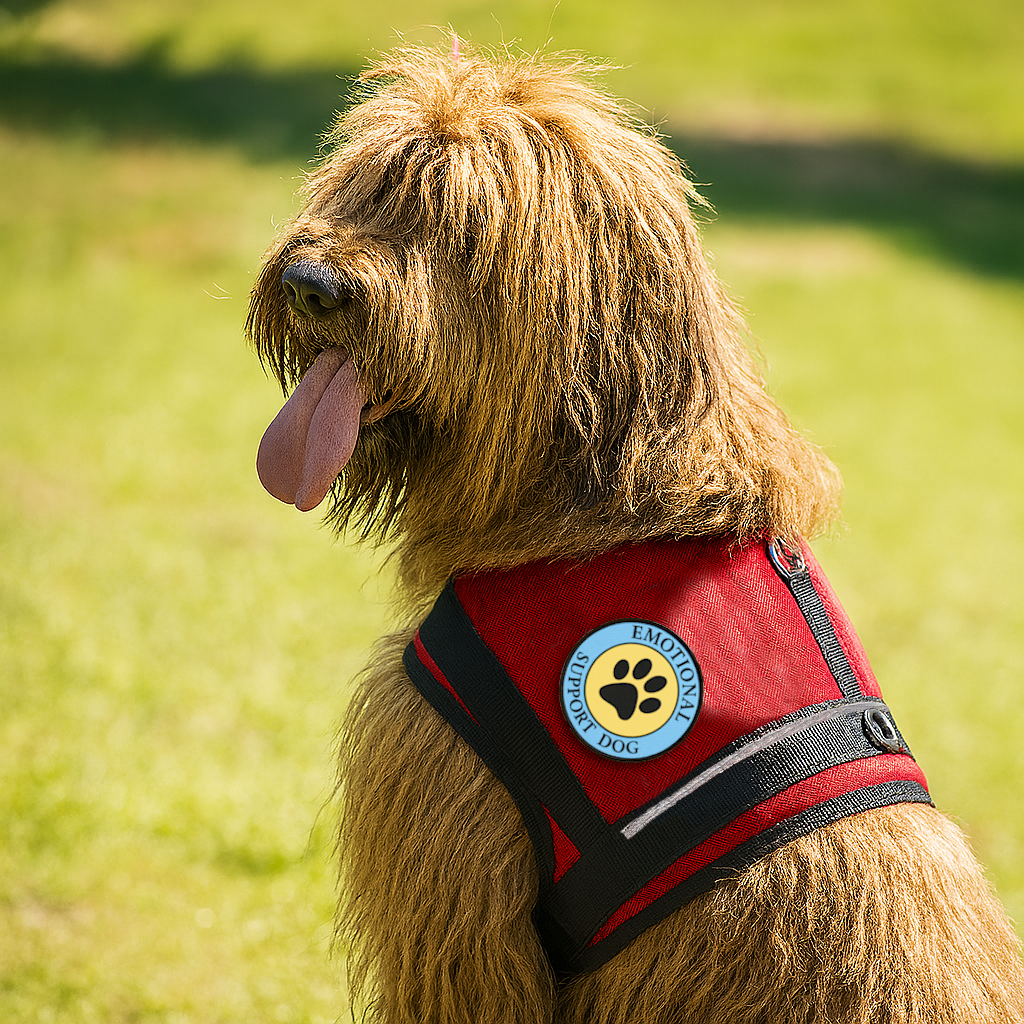 ESA Mesh Vest for Large Dogs with “Emotional Support Dog” Paw