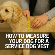 How to Measure Your Dog for a Service Dog Vest (Girth Guide)