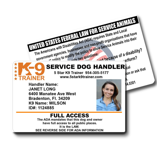 5 Star K9 Trainer - Service Dog Handler