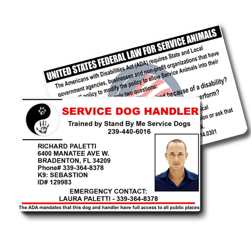Stand By Me Service Dogs - Service Dog Handler ID