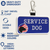 Service Dog Identification Patch Tag - Clip On & Off - Patriotic American Flag