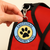 "EMOTIONAL SUPPORT DOG" Identification Paw Print  Patch Tag